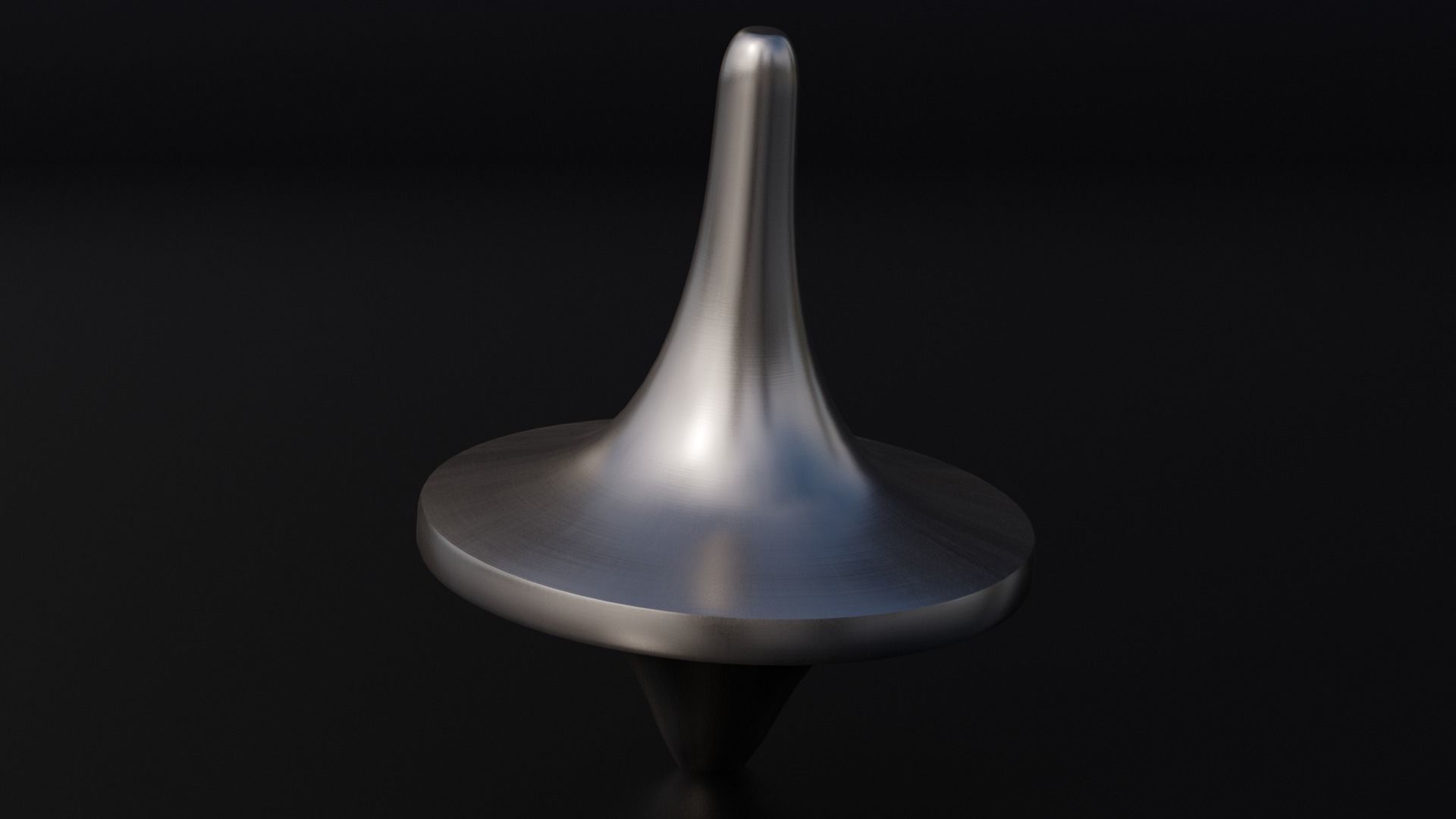 Spinning Top 3D model_1