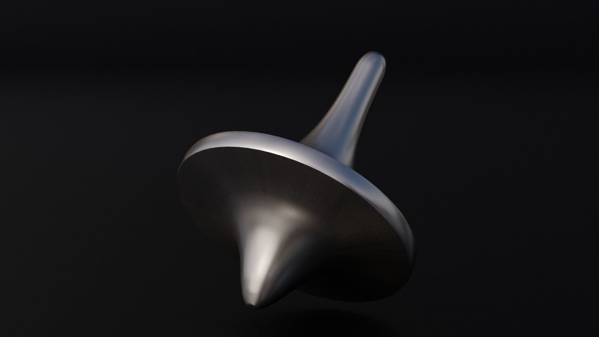 Spinning Top 3D model_2