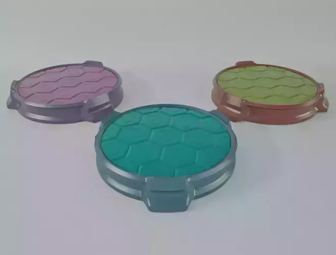 Sci Fi Pedestal 3D Printable Base  3D print model