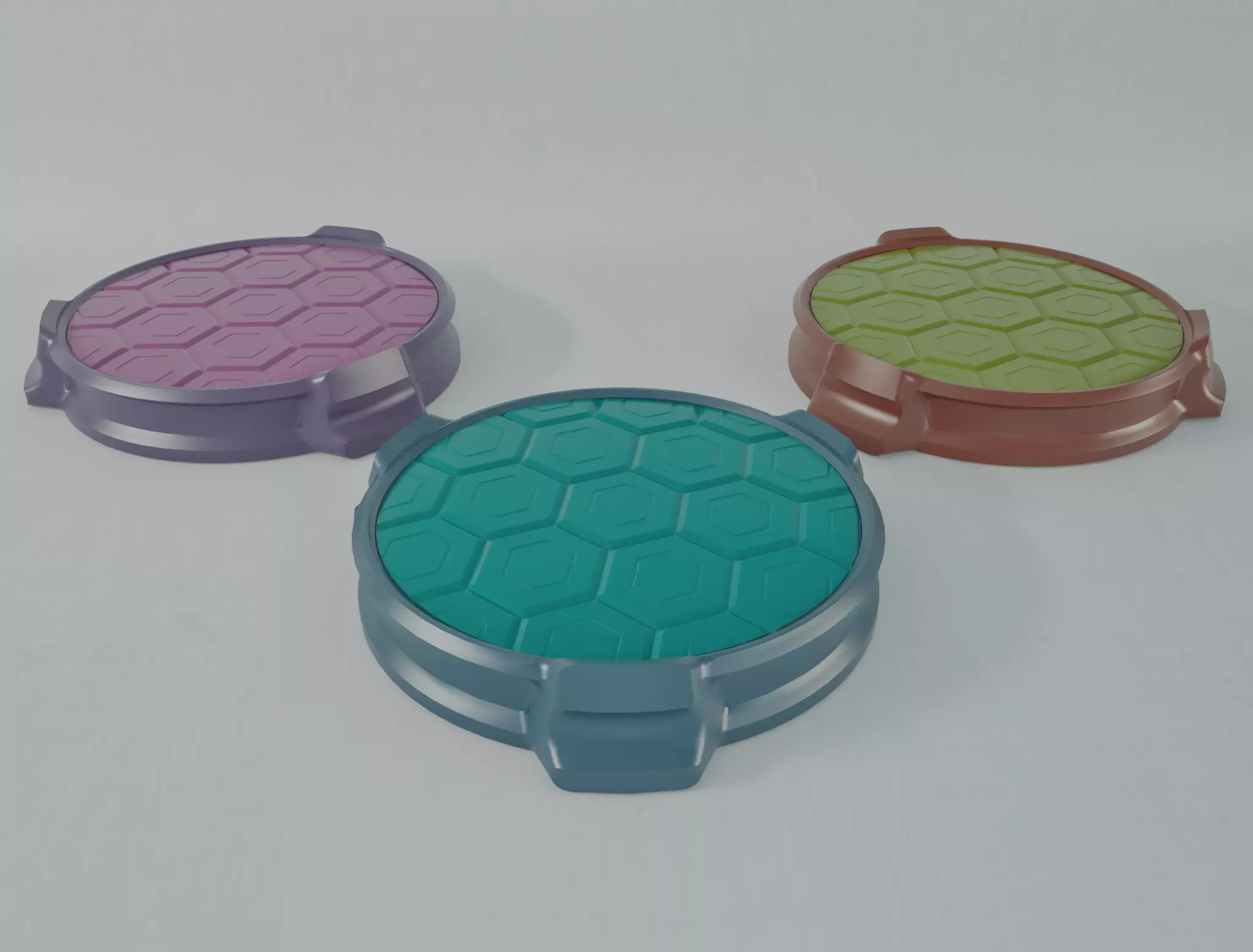 Sci Fi Pedestal 3D Printable Base  3D print model_0