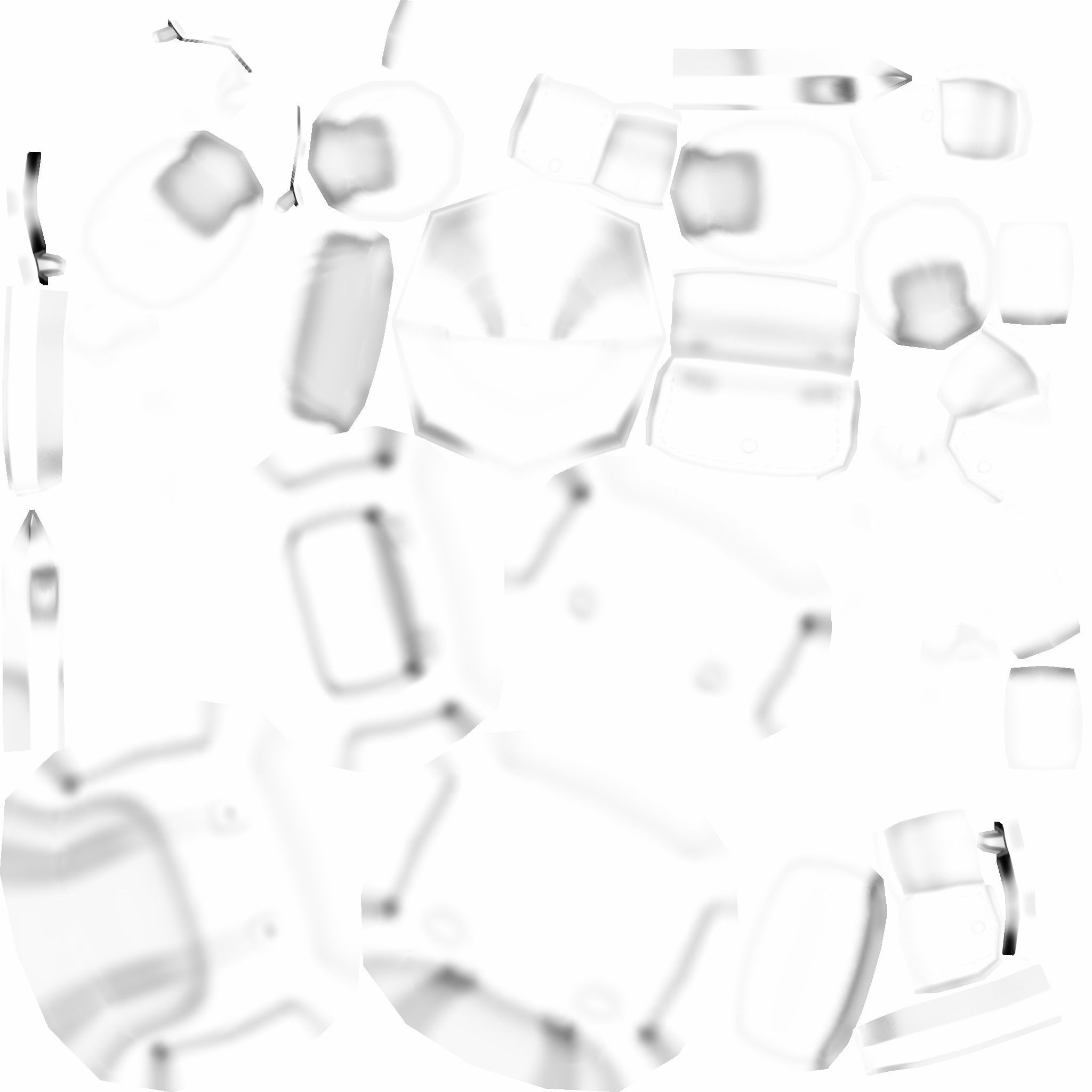 Desert Camouflage Backpack - Character Military Low-poly 3D model_14