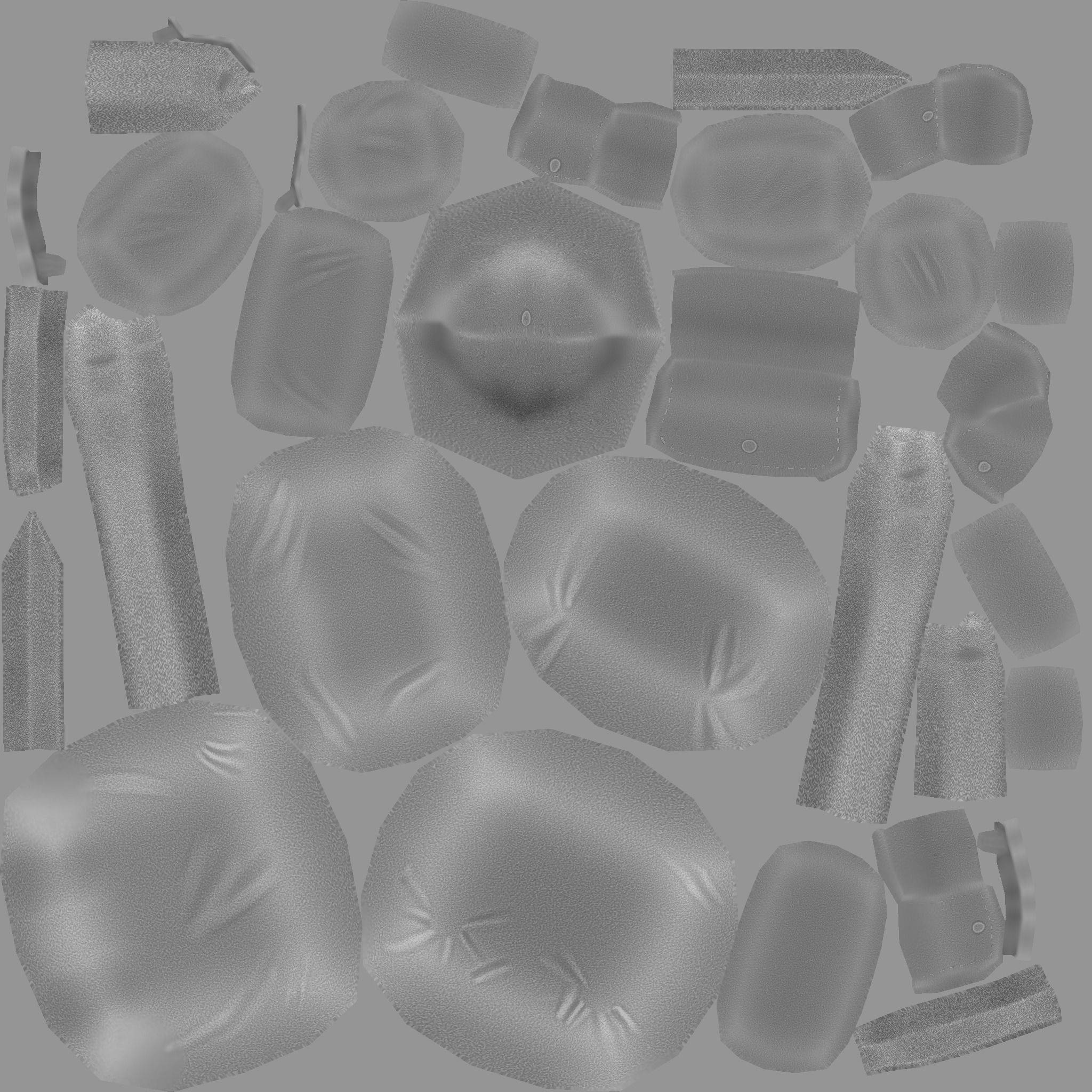 Desert Camouflage Backpack - Character Military Low-poly 3D model_17