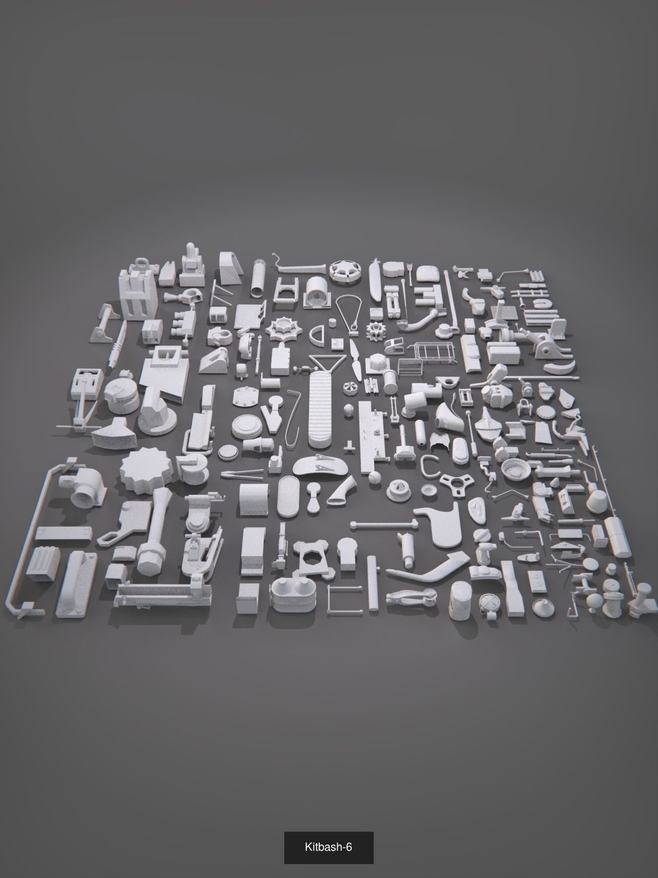 Kitbash big pack 3D Model Collection_8