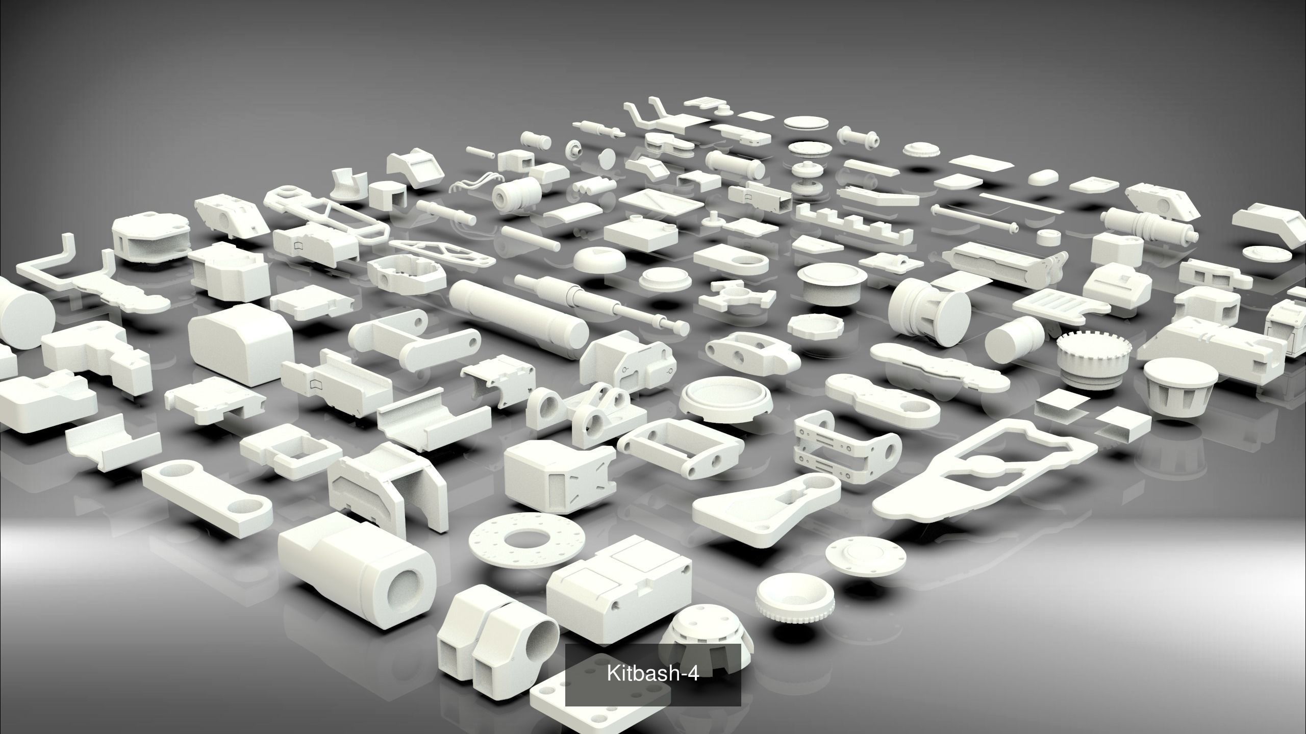 Kitbash big pack 3D Model Collection_5