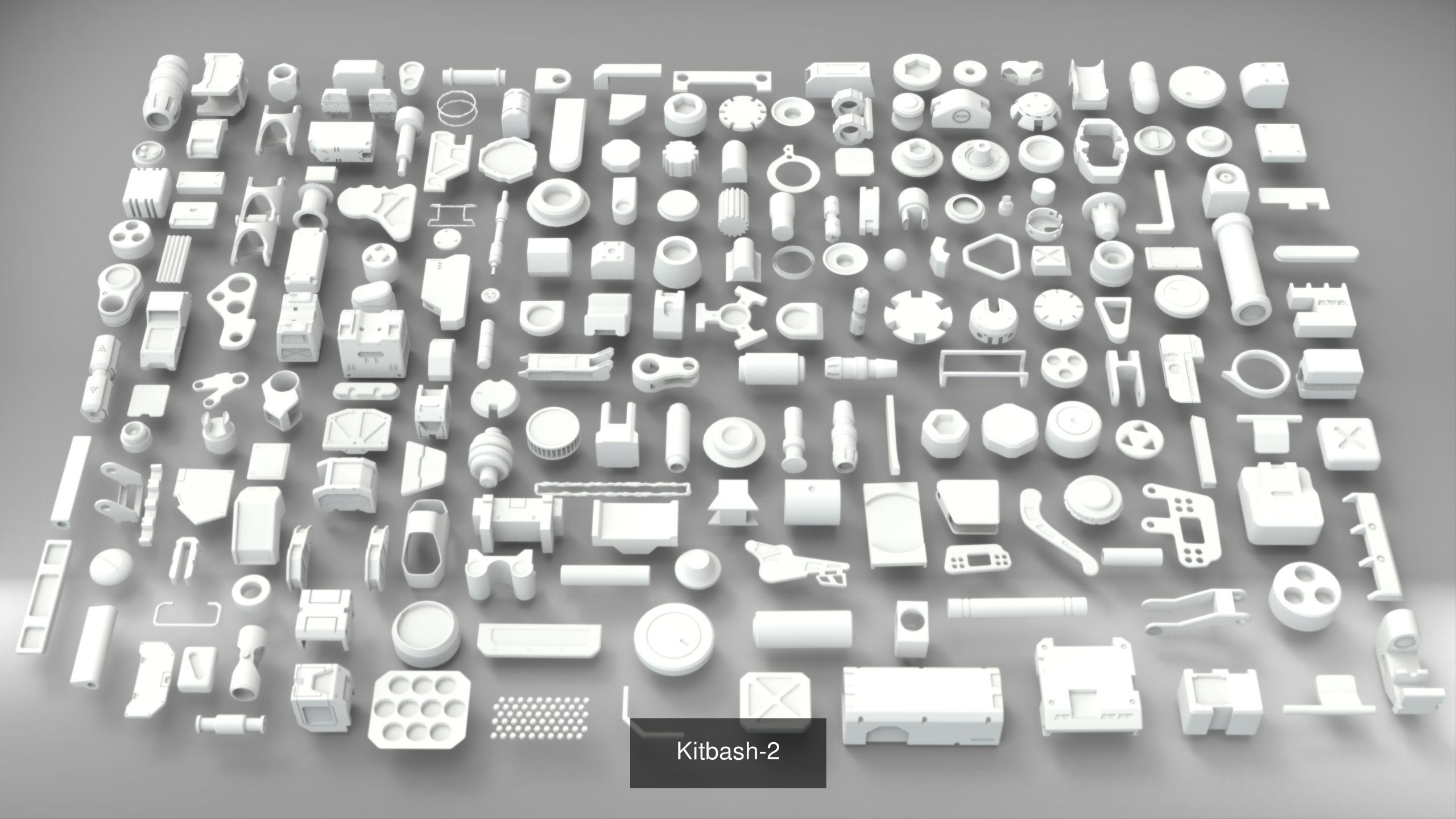 Kitbash big pack 3D Model Collection_3