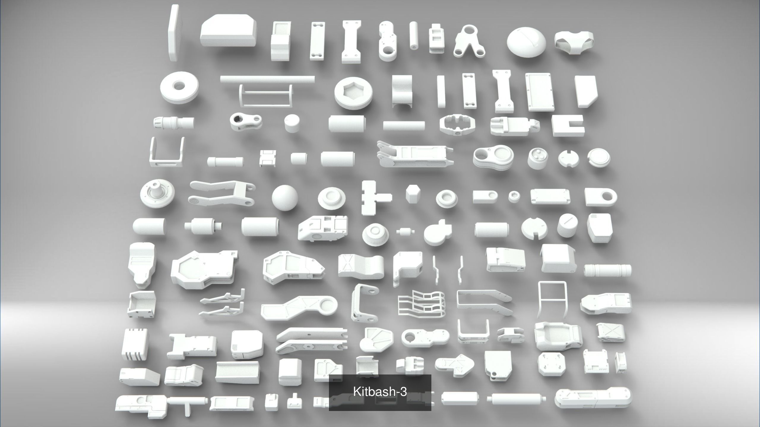 Kitbash big pack 3D Model Collection_4