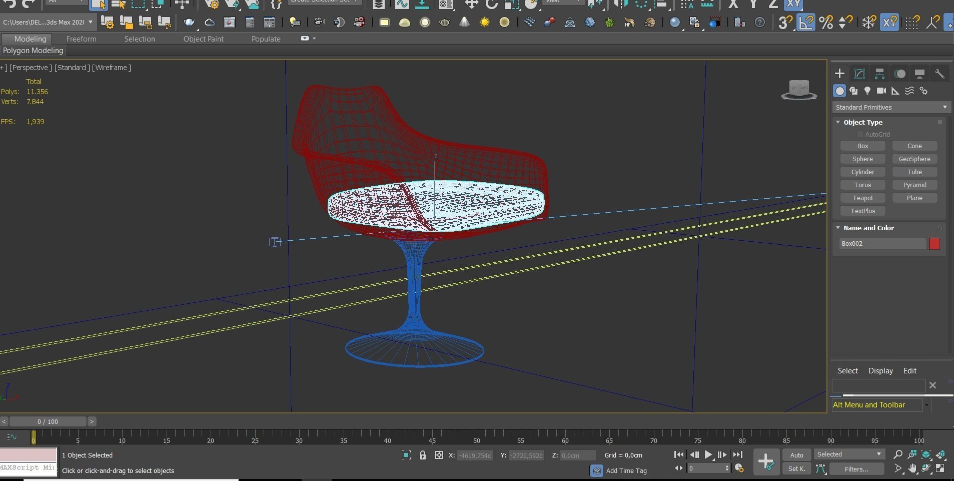 TULIP CHAIR 3D model_3