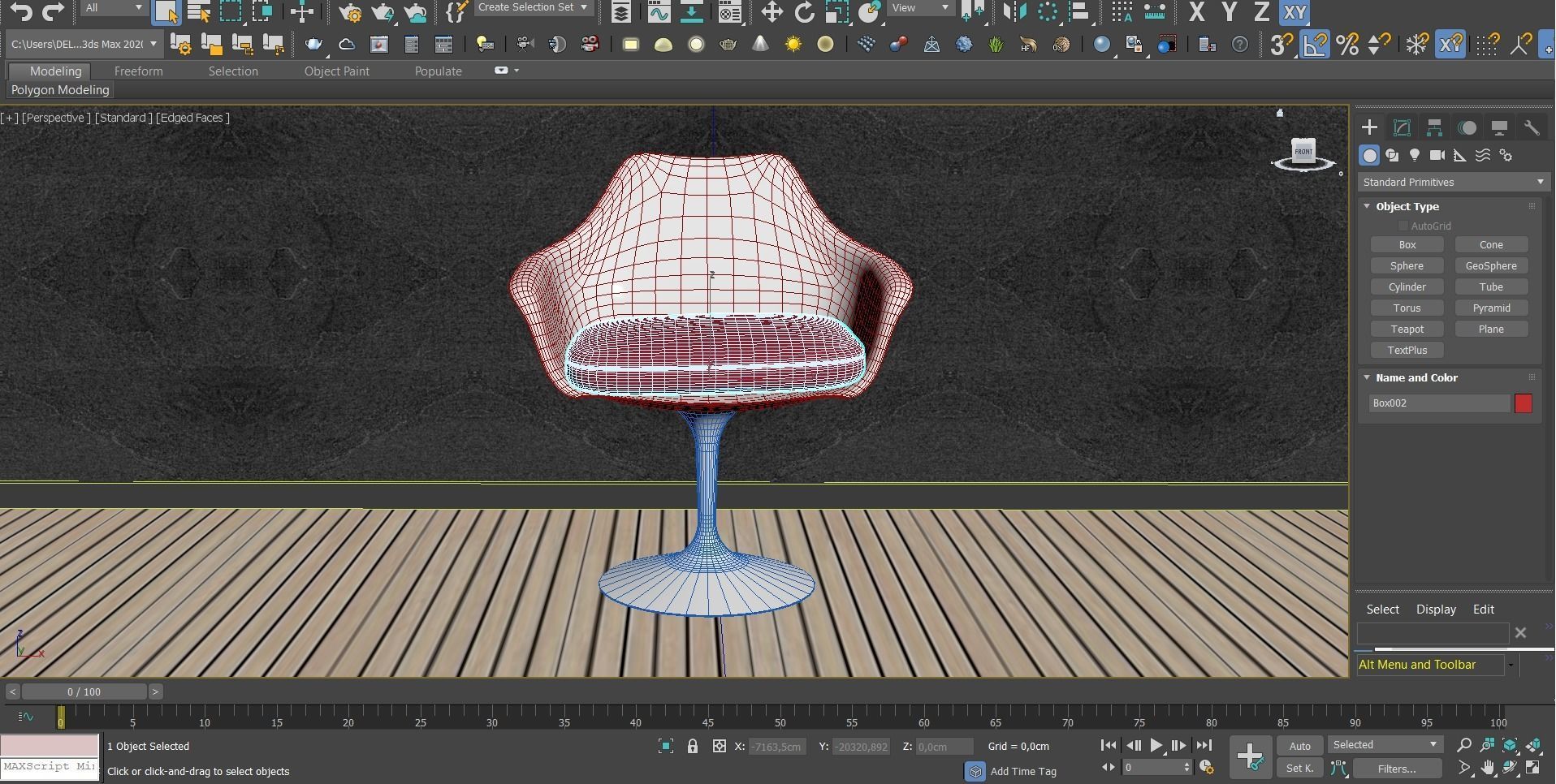 TULIP CHAIR 3D model_2