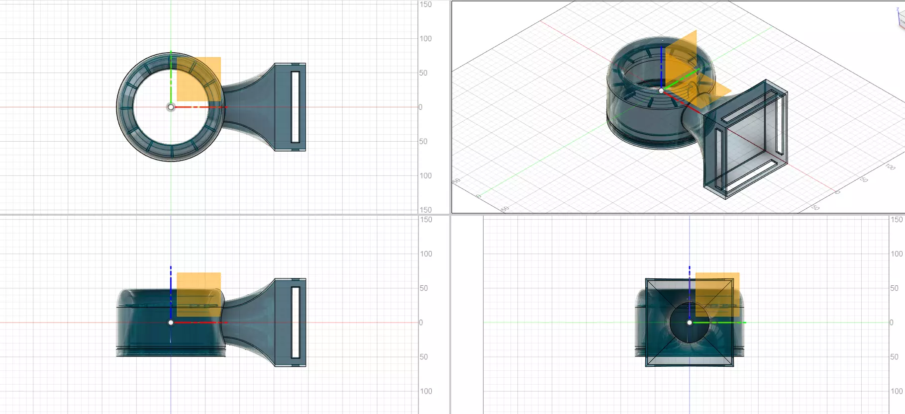 Bladeless Fan - based on Dyson fan     Free 3D print model_0
