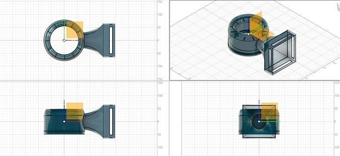 Bladeless Fan - based on Dyson fan     Free 3D print model