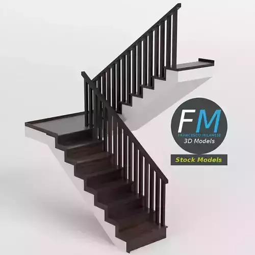 Half landing staircase