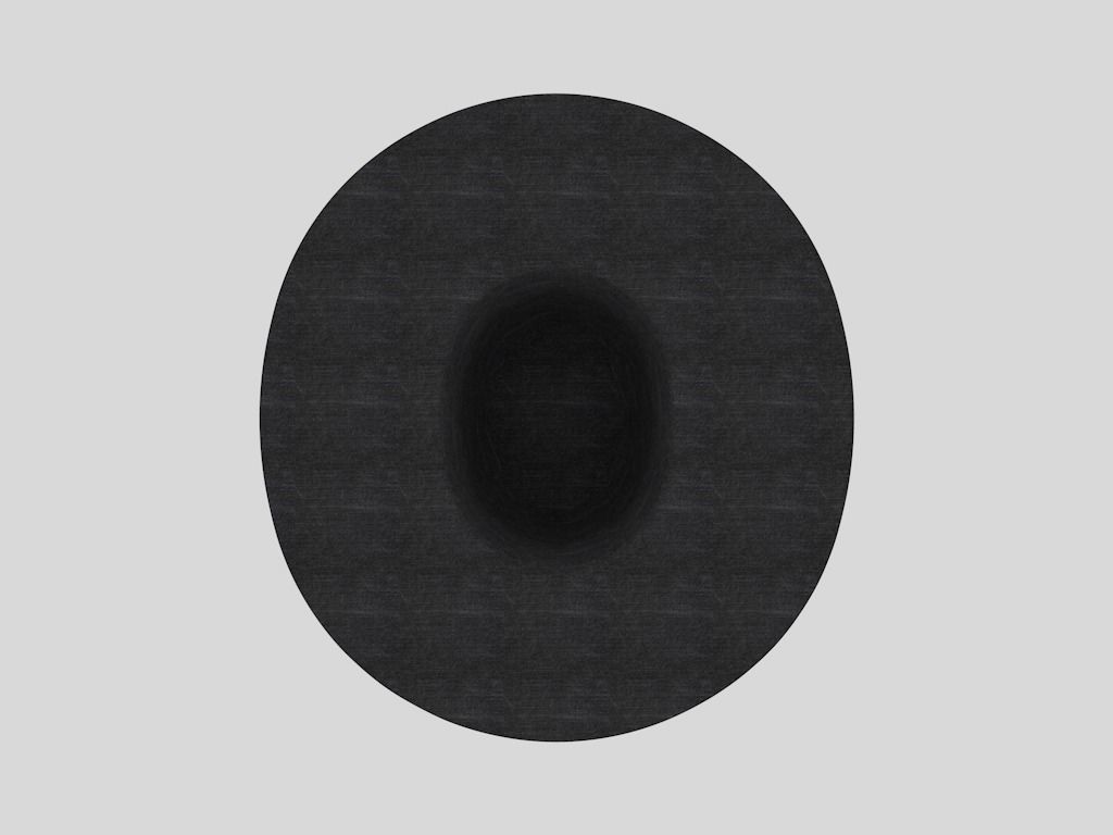 hat 2 fedora Low-poly 3D model_8