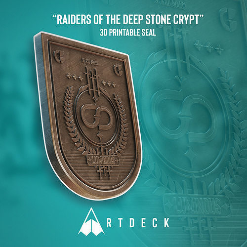 Raiders of the Deep Stone Crypt 3D Printable Seal Free 3D print model
