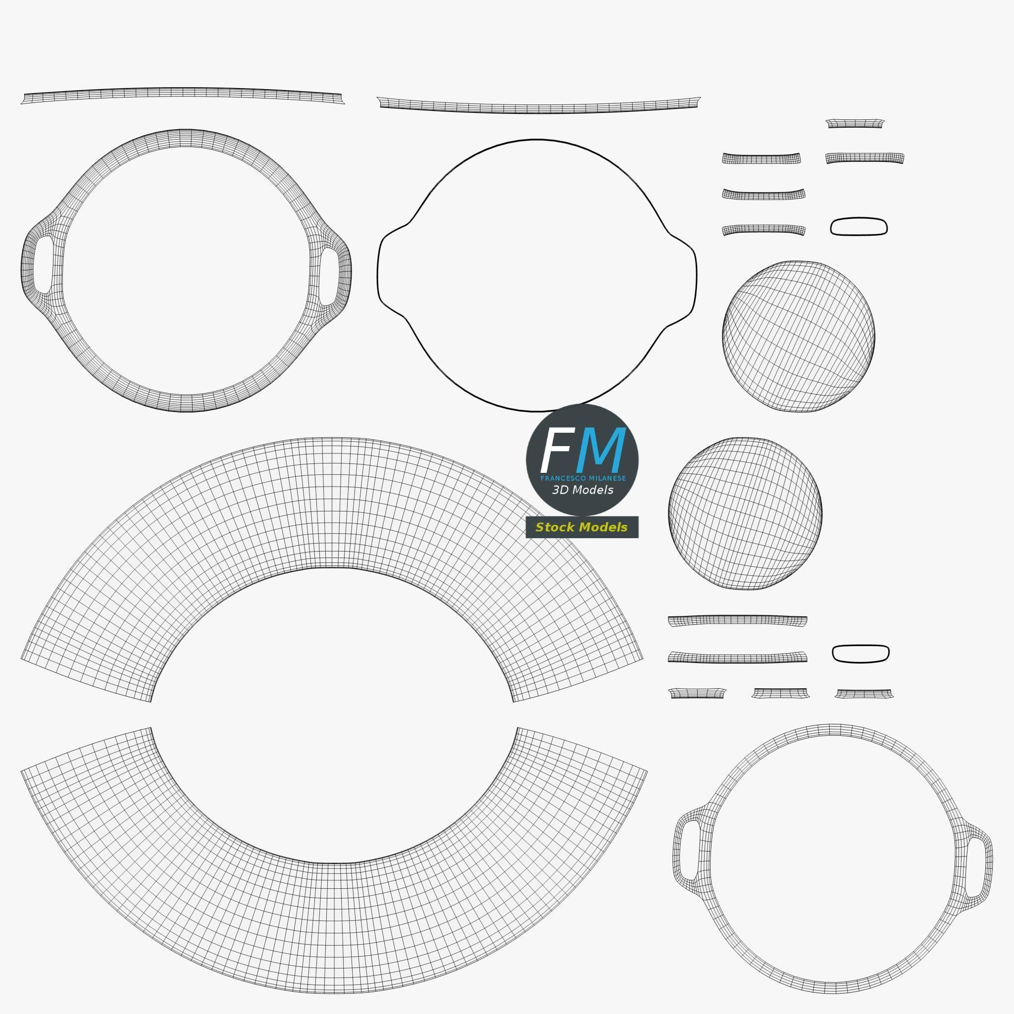 Plastic basin 3D model_11