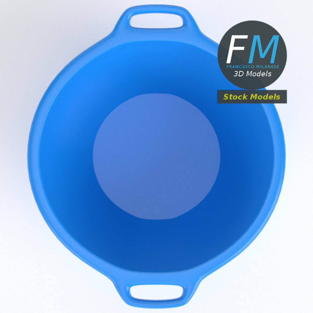 Plastic basin 3D model_6