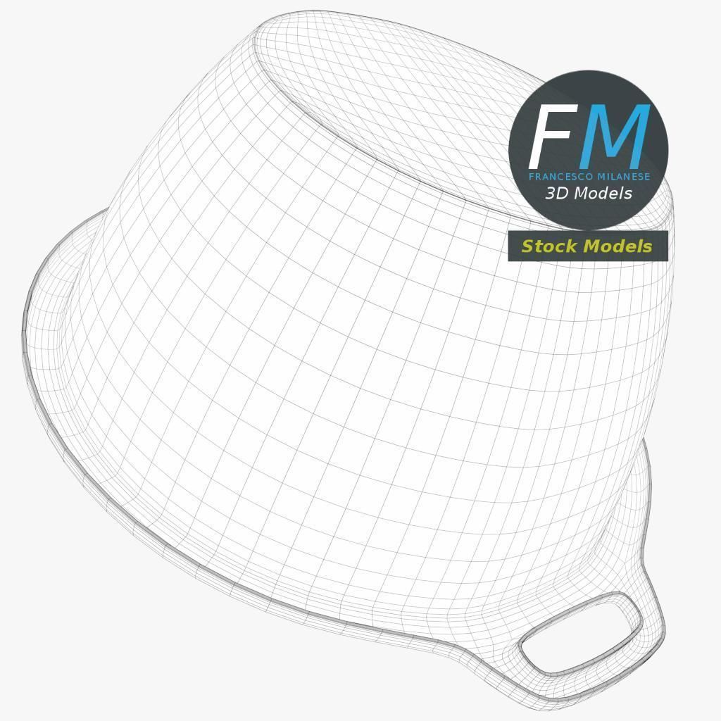 Plastic basin 3D model_8