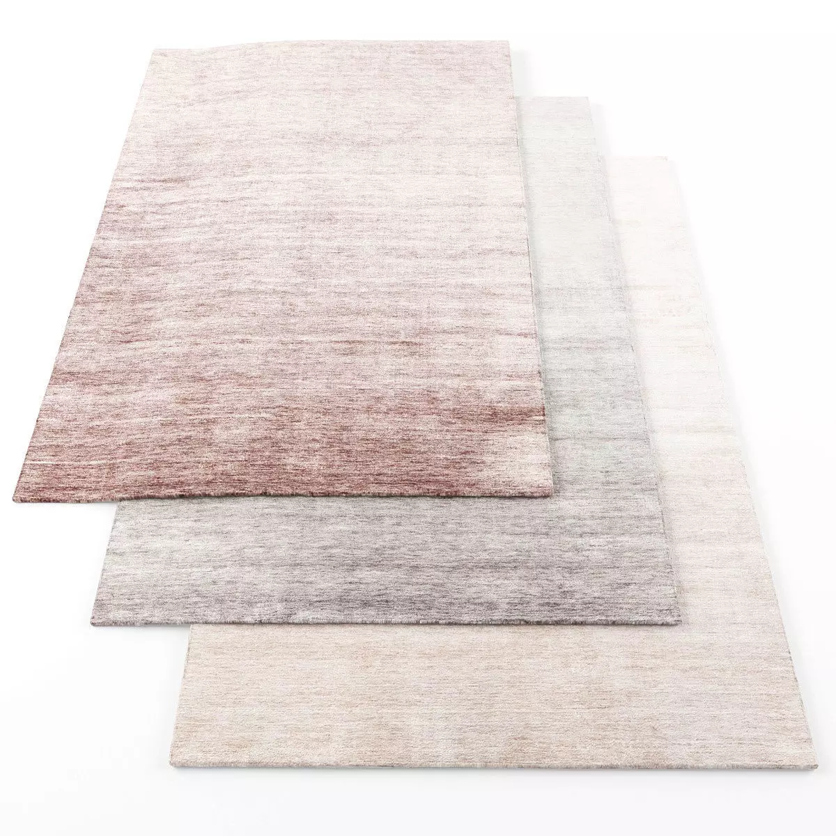 Rugs-930 three rugs Low-poly 3D model_0