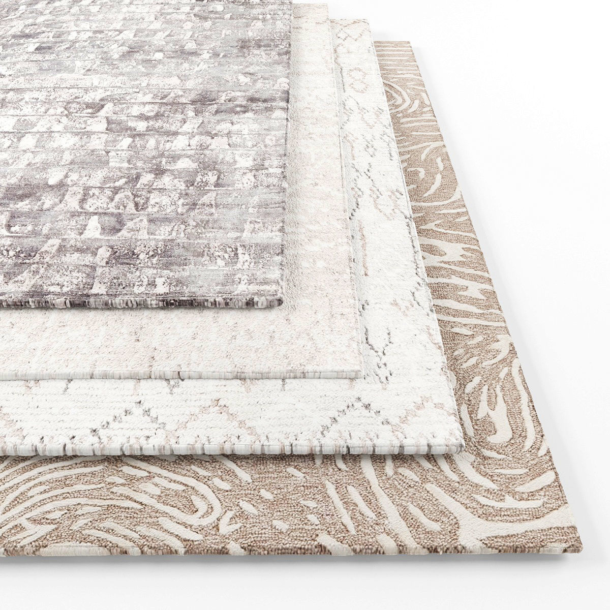 Rugs-931 area rugs - Low-poly 3D model_1