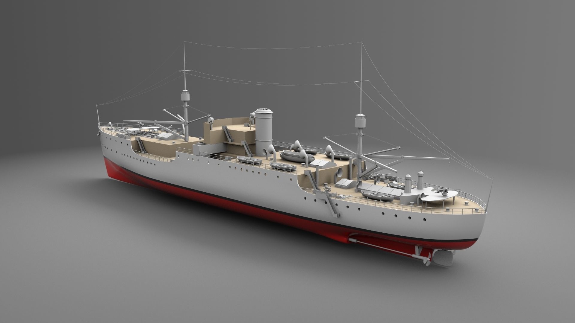 USS Vestal 3D model_6