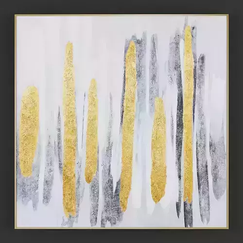 Pictures98 abstract painting with gold and accents