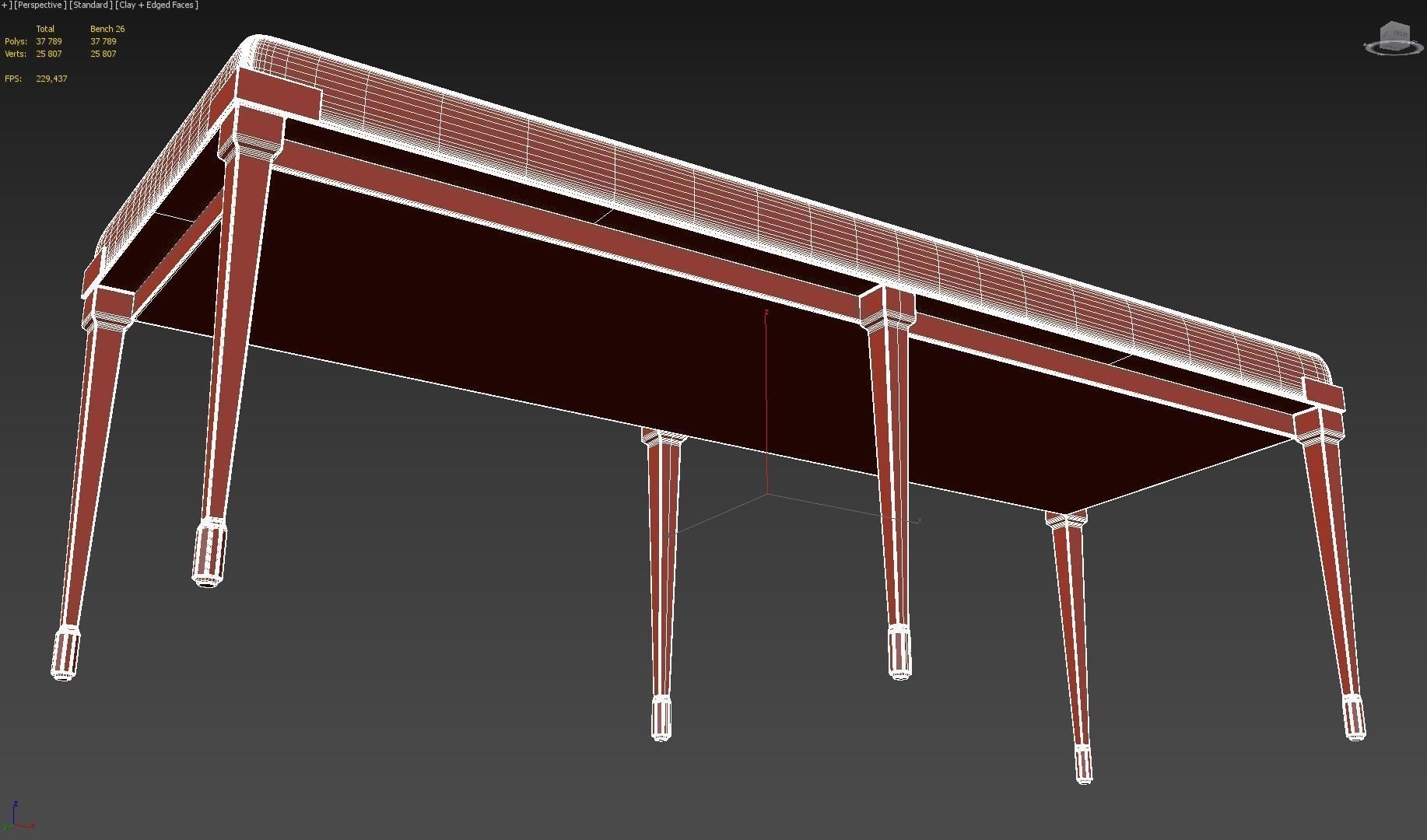 Bench 26 3D model_17