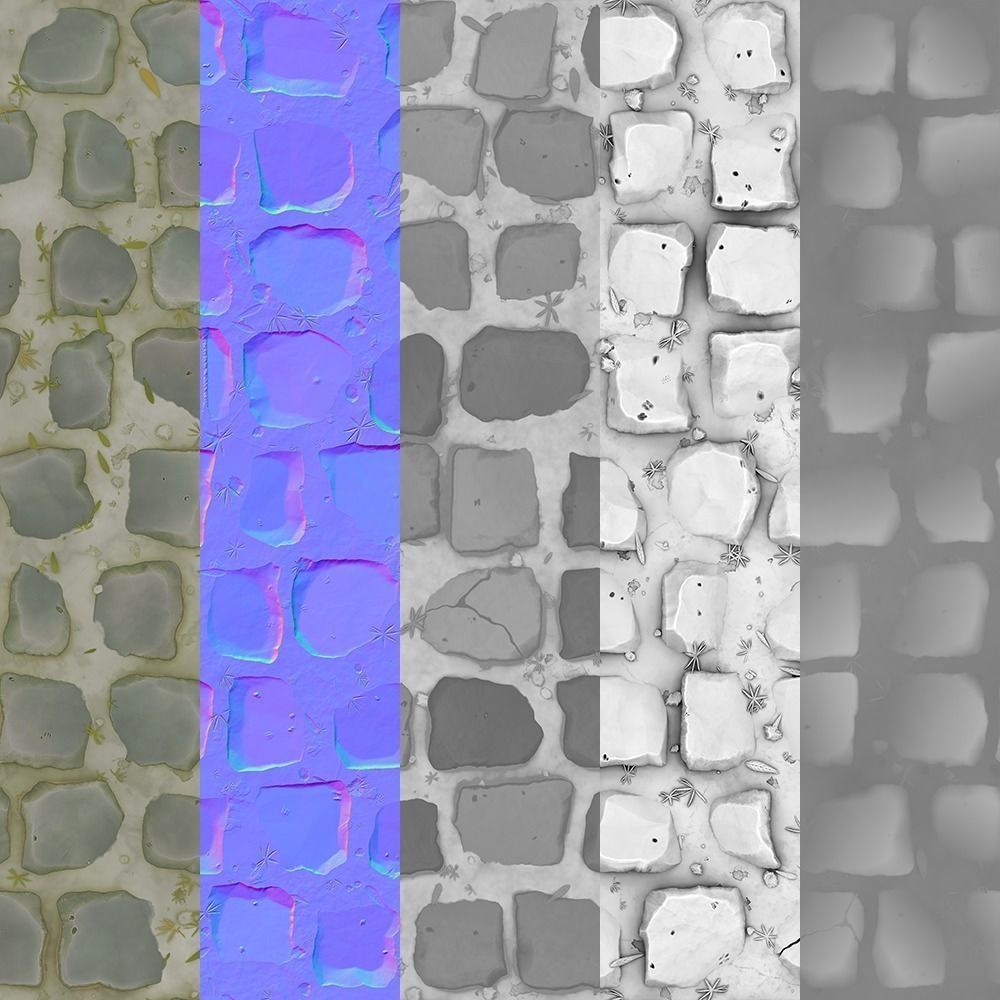 Stylized Cobblestone Texture_5