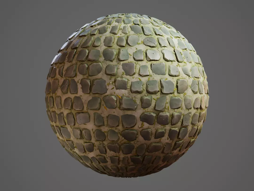 Stylized Cobblestone Texture_0