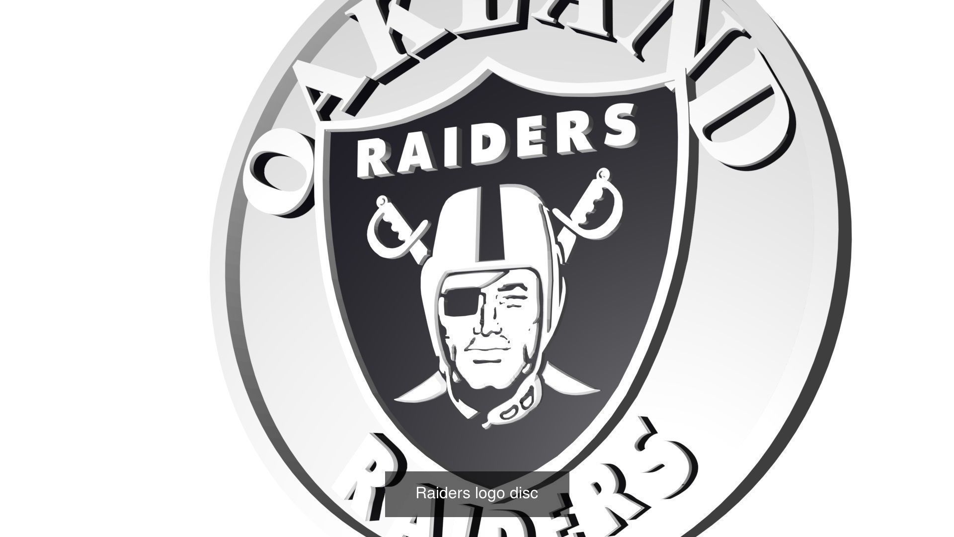 Oakland Raiders 3D Model Collection_2