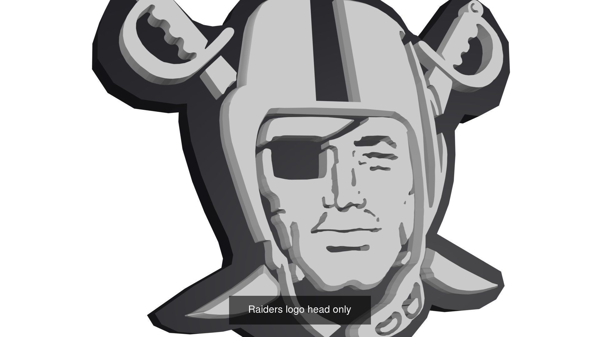 Oakland Raiders 3D Model Collection_5