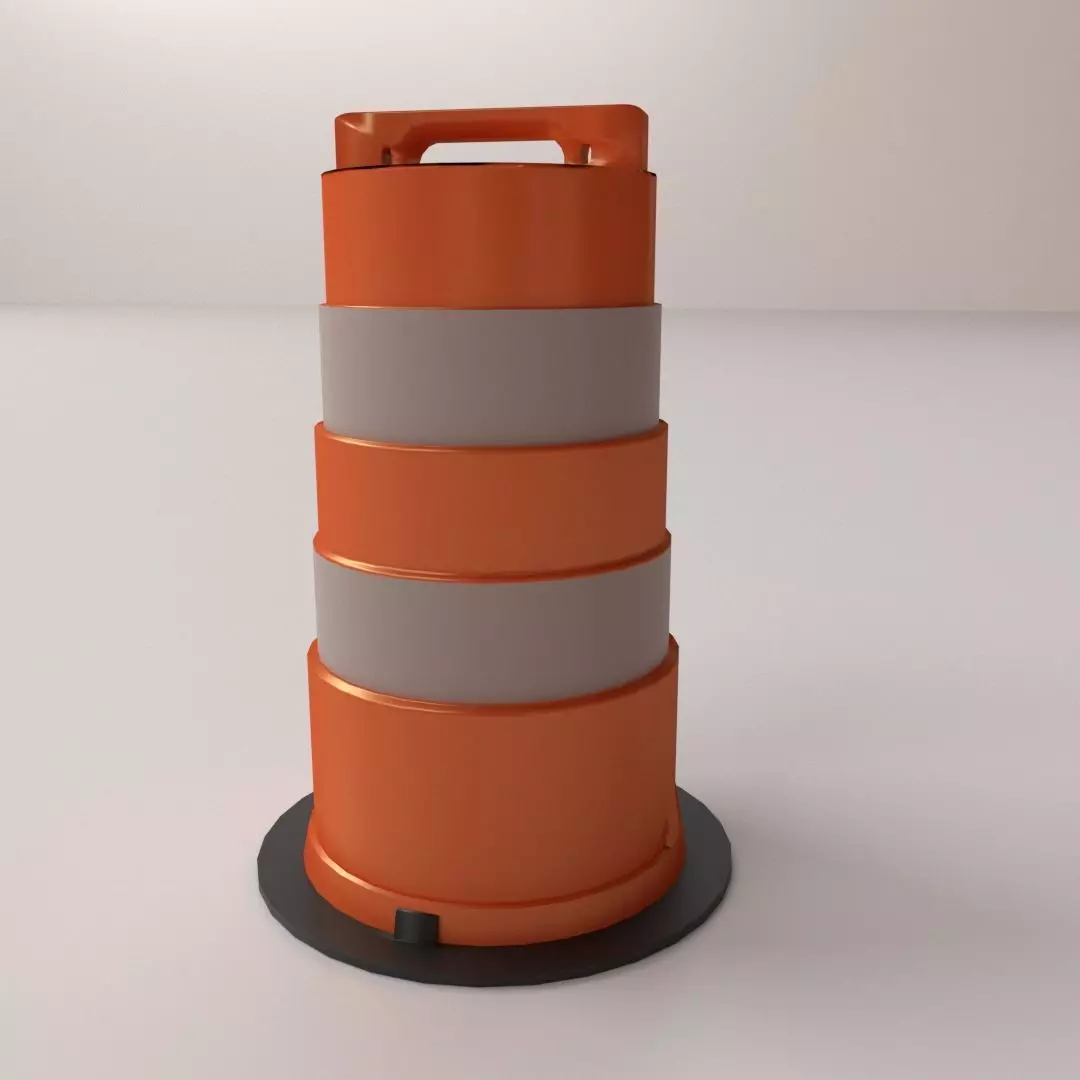 Barricade Barrel 3D model_0