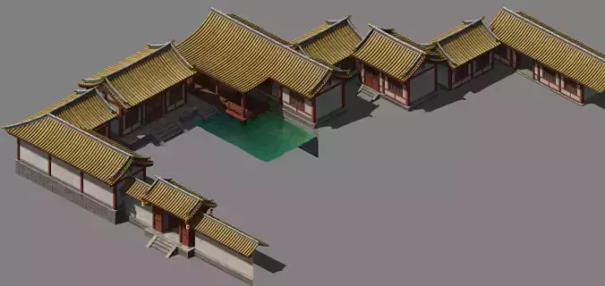 General Mansion-Front Yard-Architecture