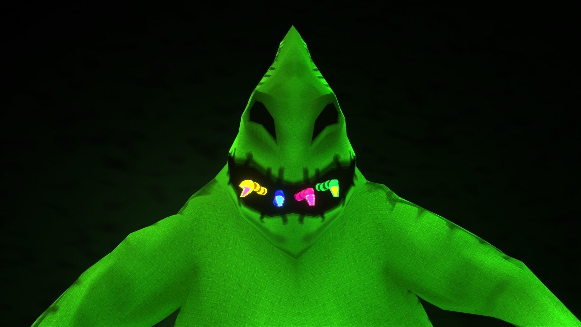 Oogie Boogie-The Nightmare Before Christmas Low-poly 3D model_9