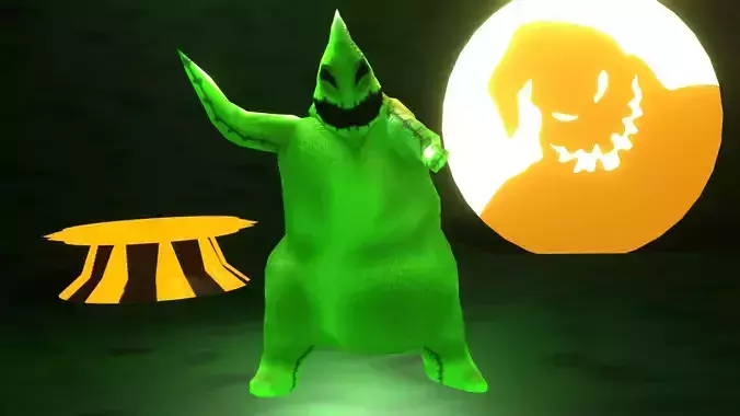 Oogie Boogie-The Nightmare Before Christmas Low-poly 3D model
