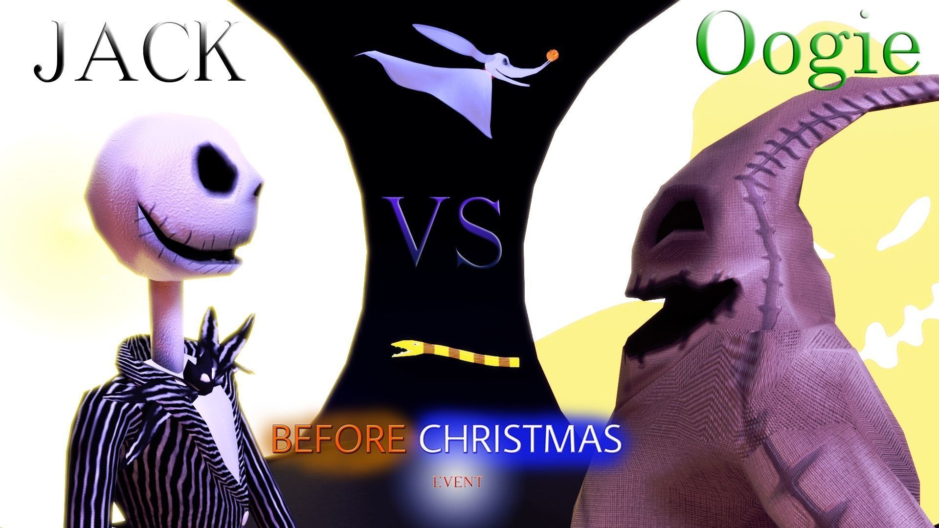 Oogie Boogie-The Nightmare Before Christmas Low-poly 3D model_2