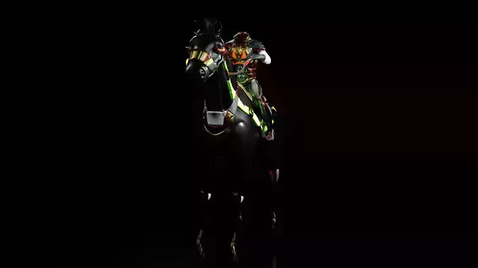 The Headless Horseman-Prince of Halloween 3D model