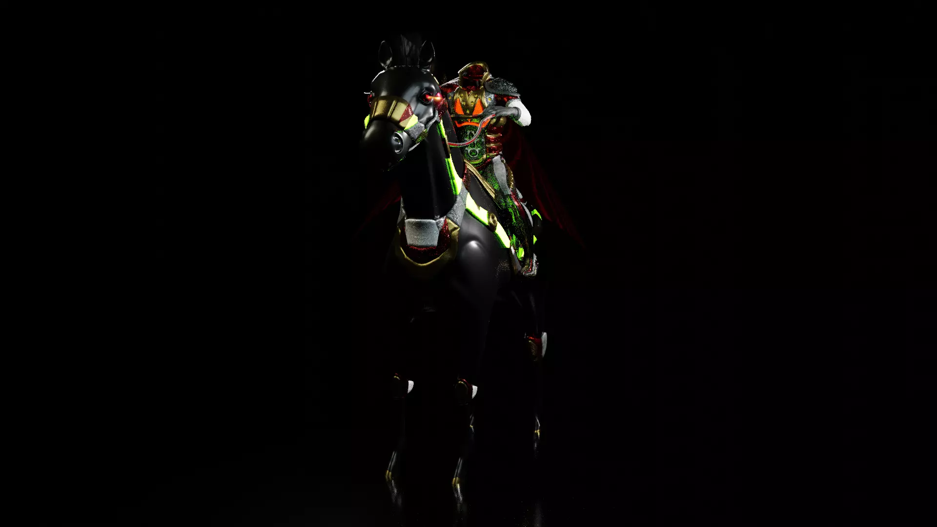 The Headless Horseman-Prince of Halloween 3D model_0