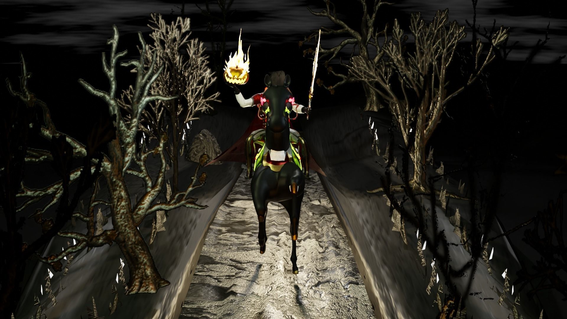 The Headless Horseman-Prince of Halloween 3D model_7