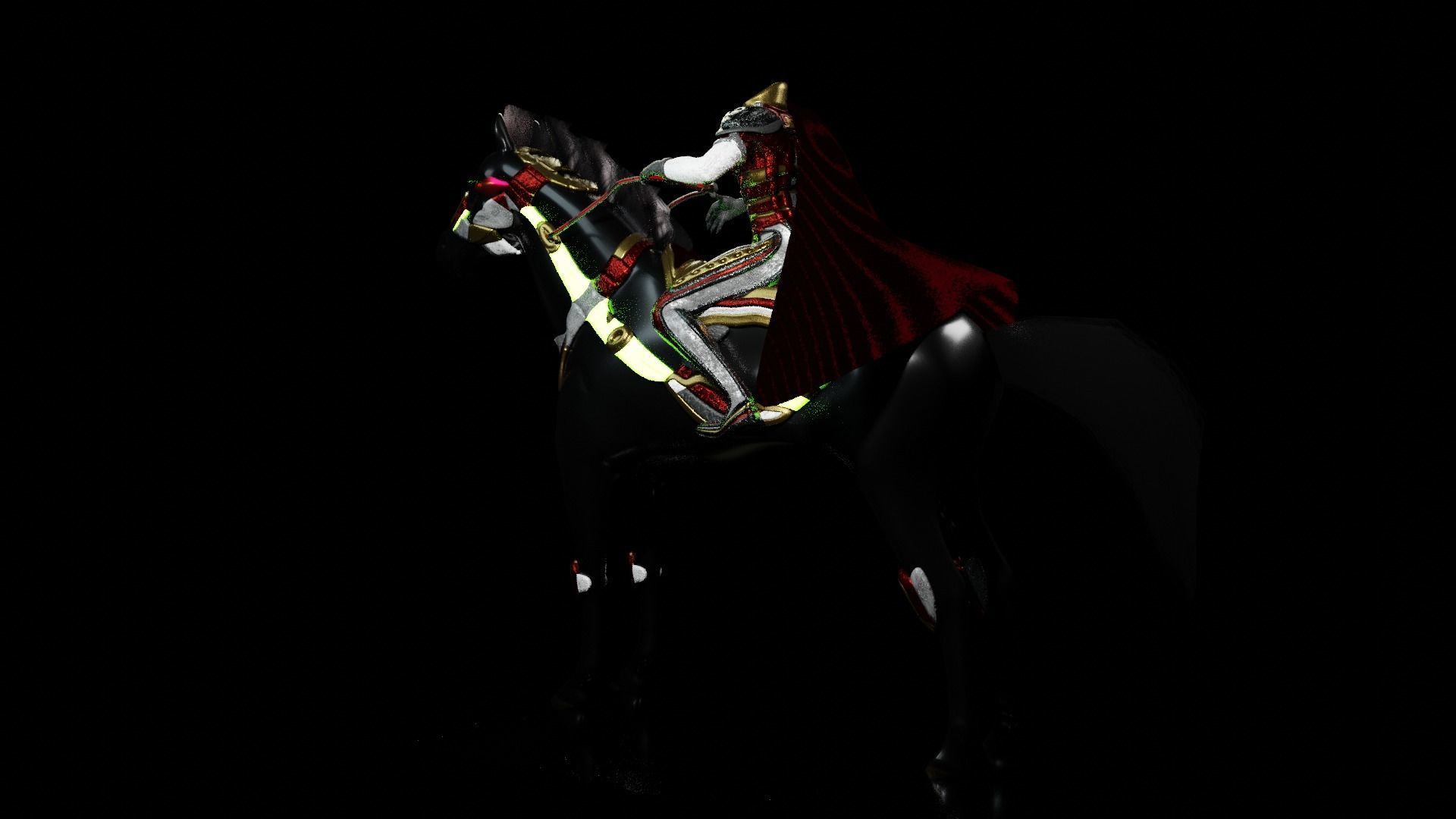 The Headless Horseman-Prince of Halloween 3D model_3