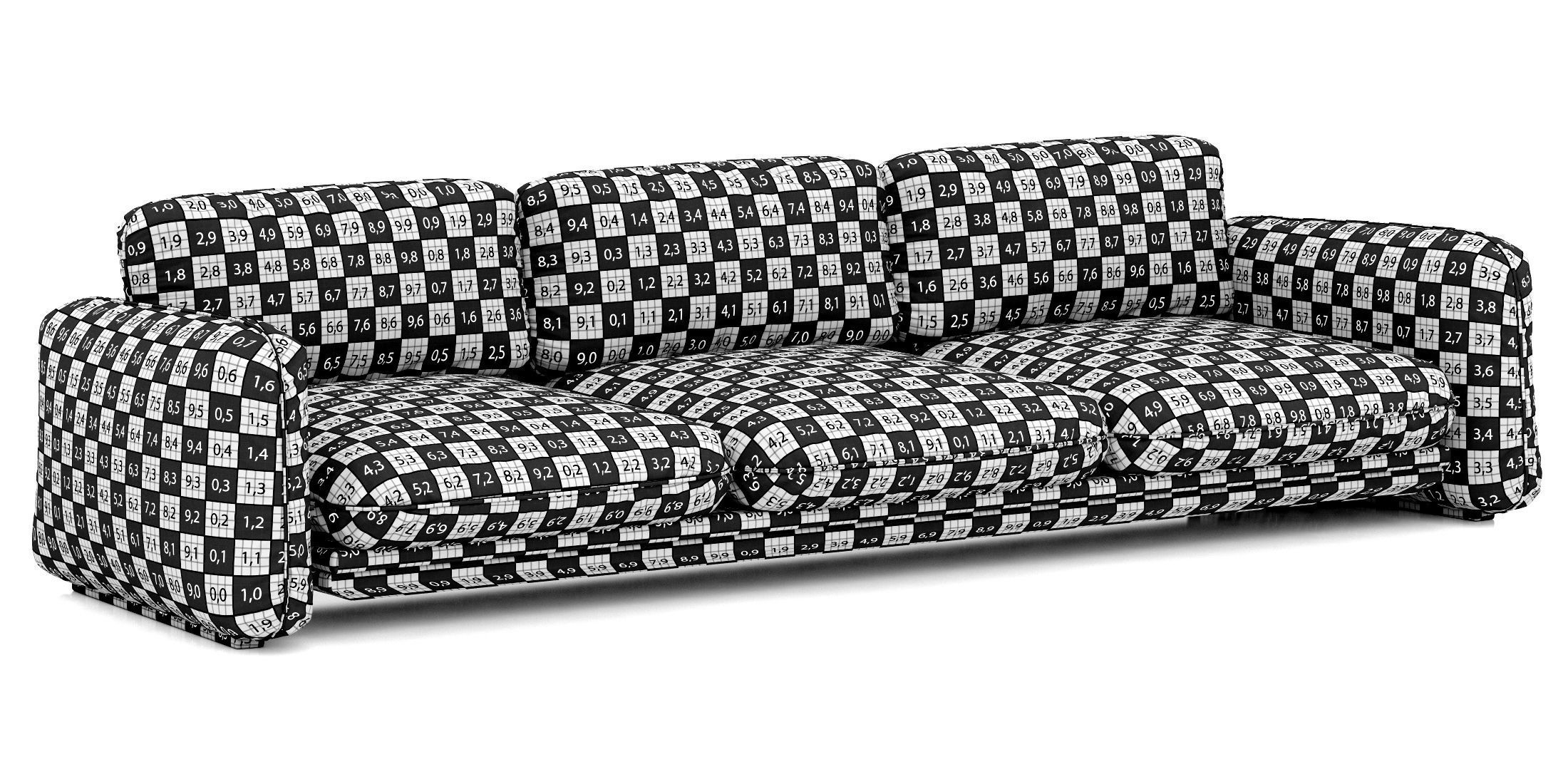 Baxter BRIGITTE sofa 3D model_7