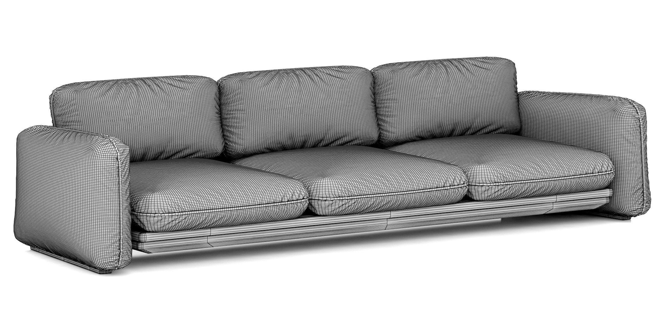 Baxter BRIGITTE sofa 3D model_8