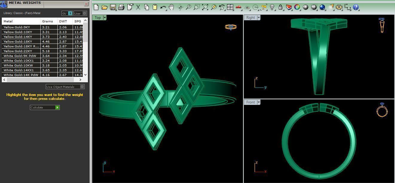 RING 347 3D print model_1