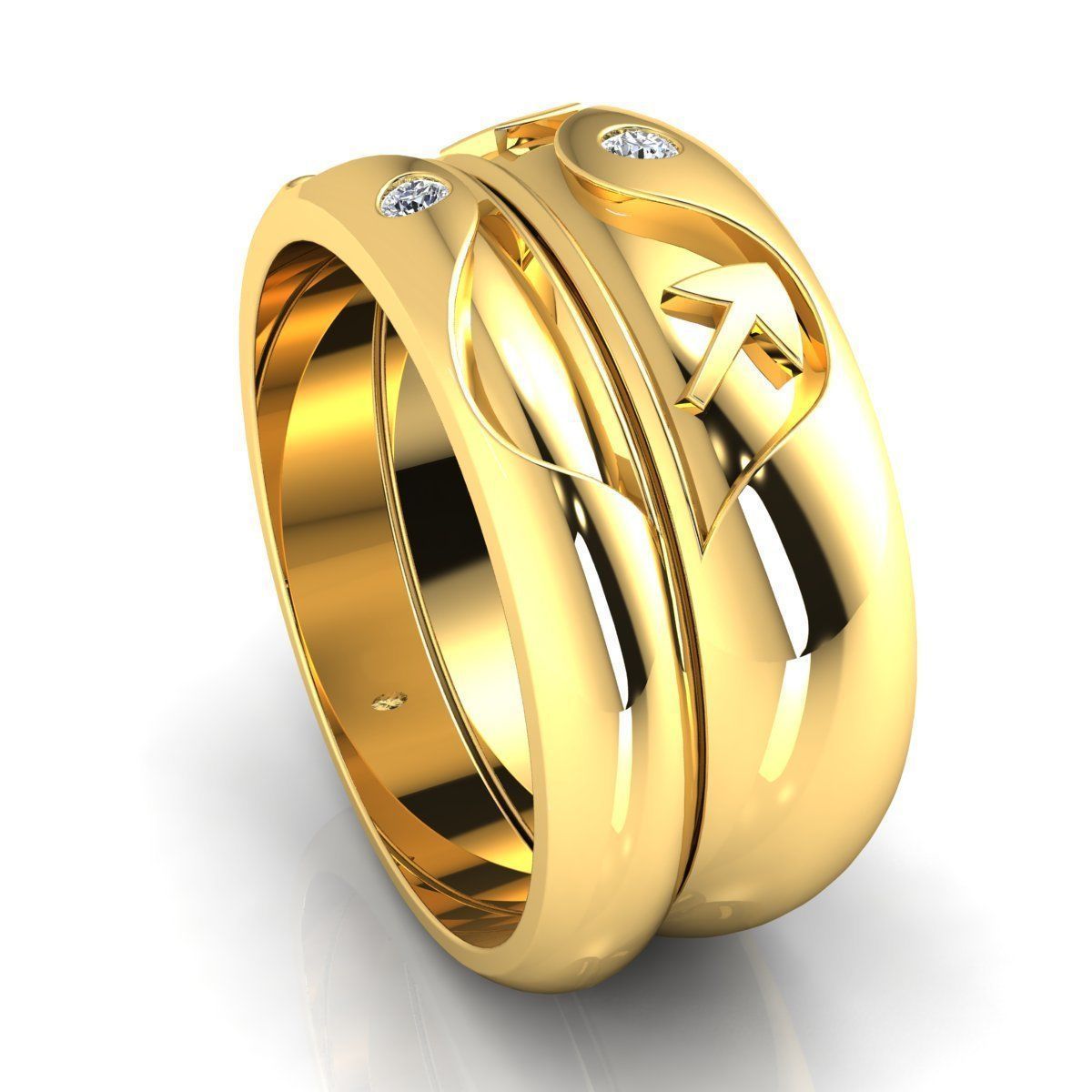 RING 345 3D print model_12