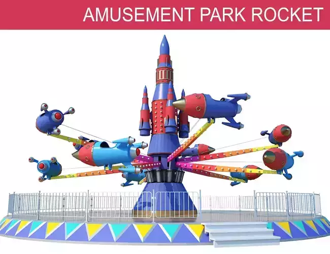 Rocket Carousel  3D model