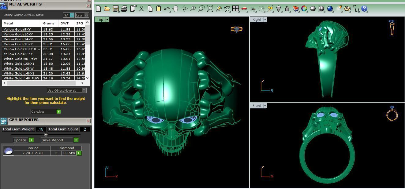 RING 327 3D print model_3