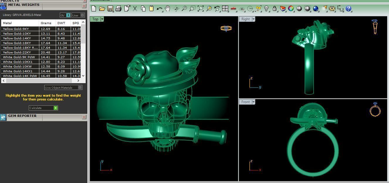 RING 319 3D print model_3