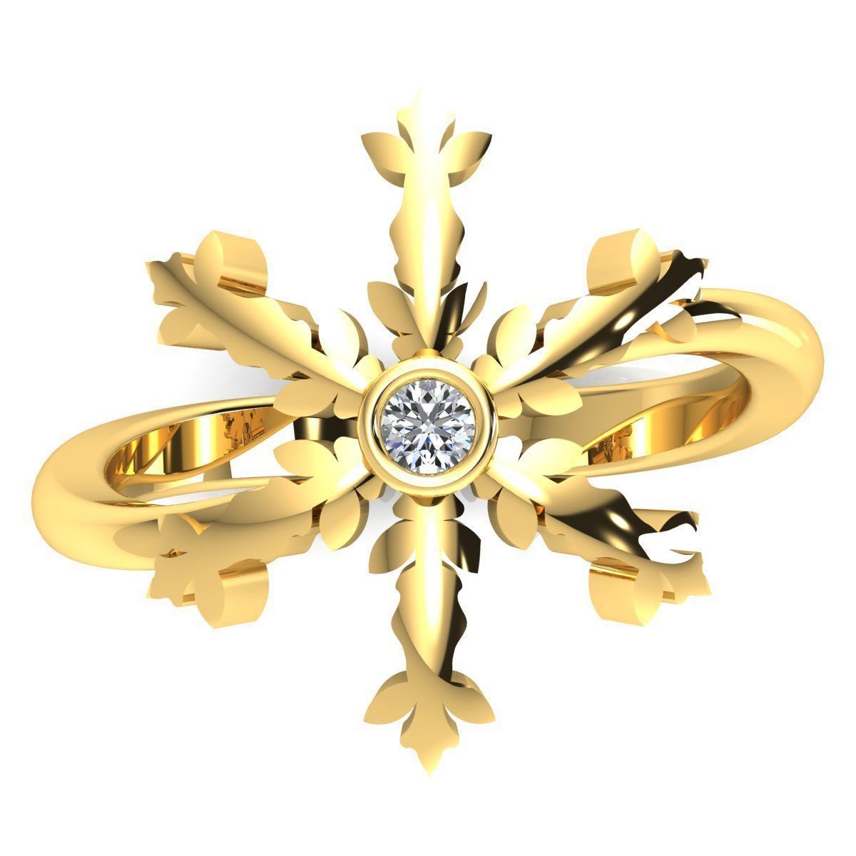 RING 311 3D print model_9