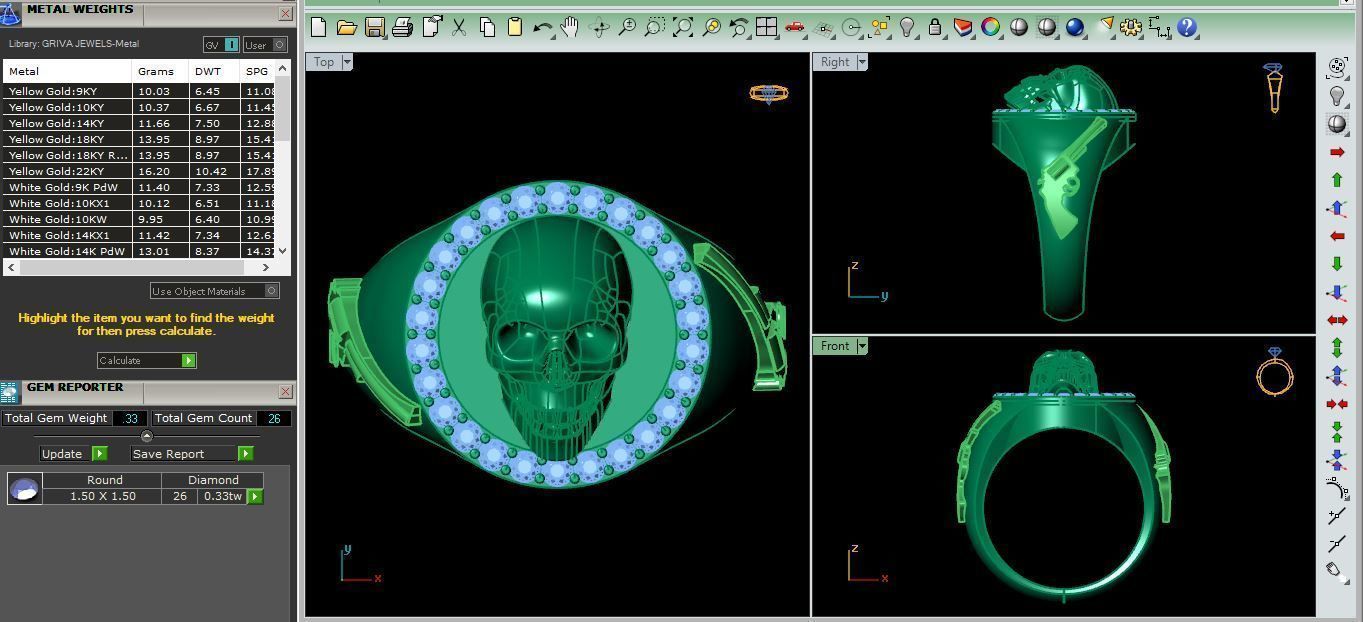 RING 245 3D print model_3