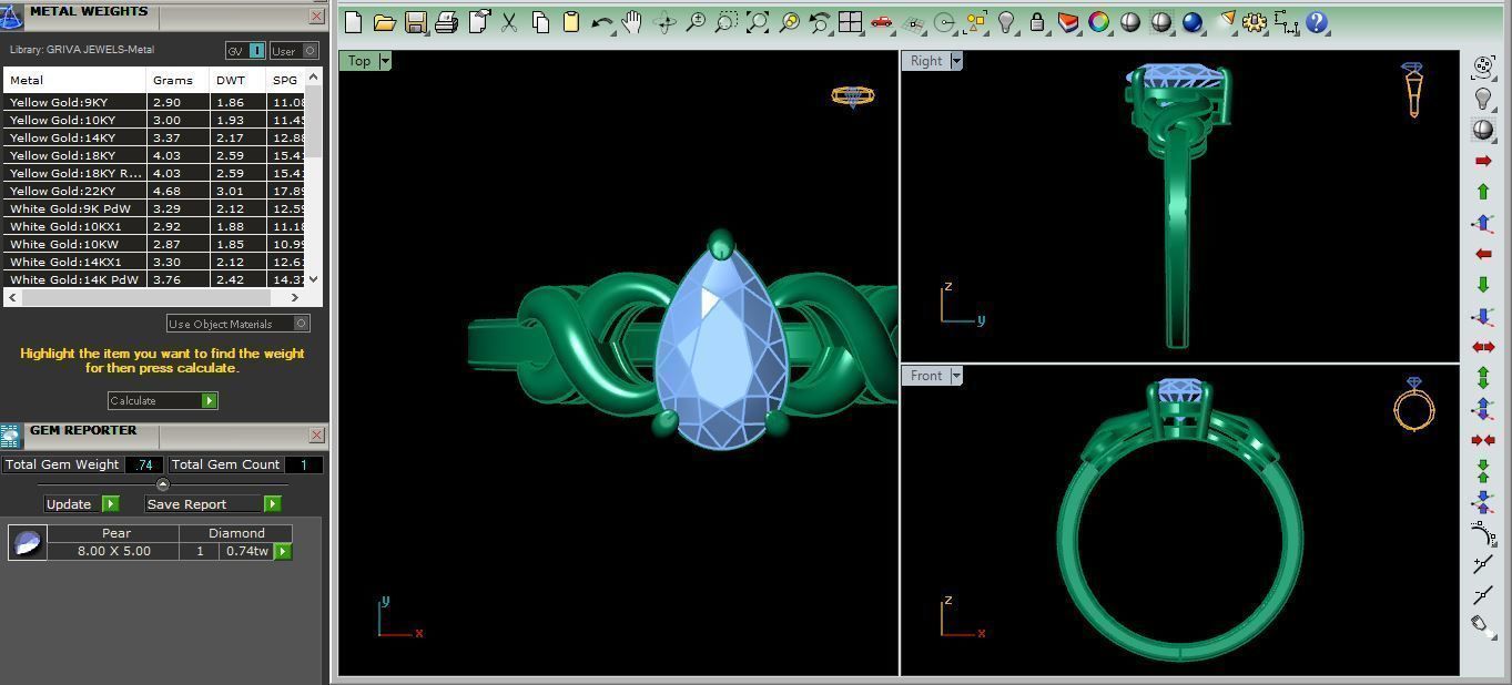 RING 219 3D print model_3