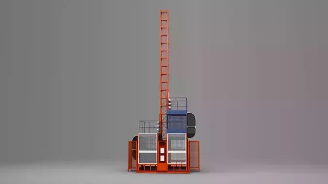 Industrial Elevator 3D model