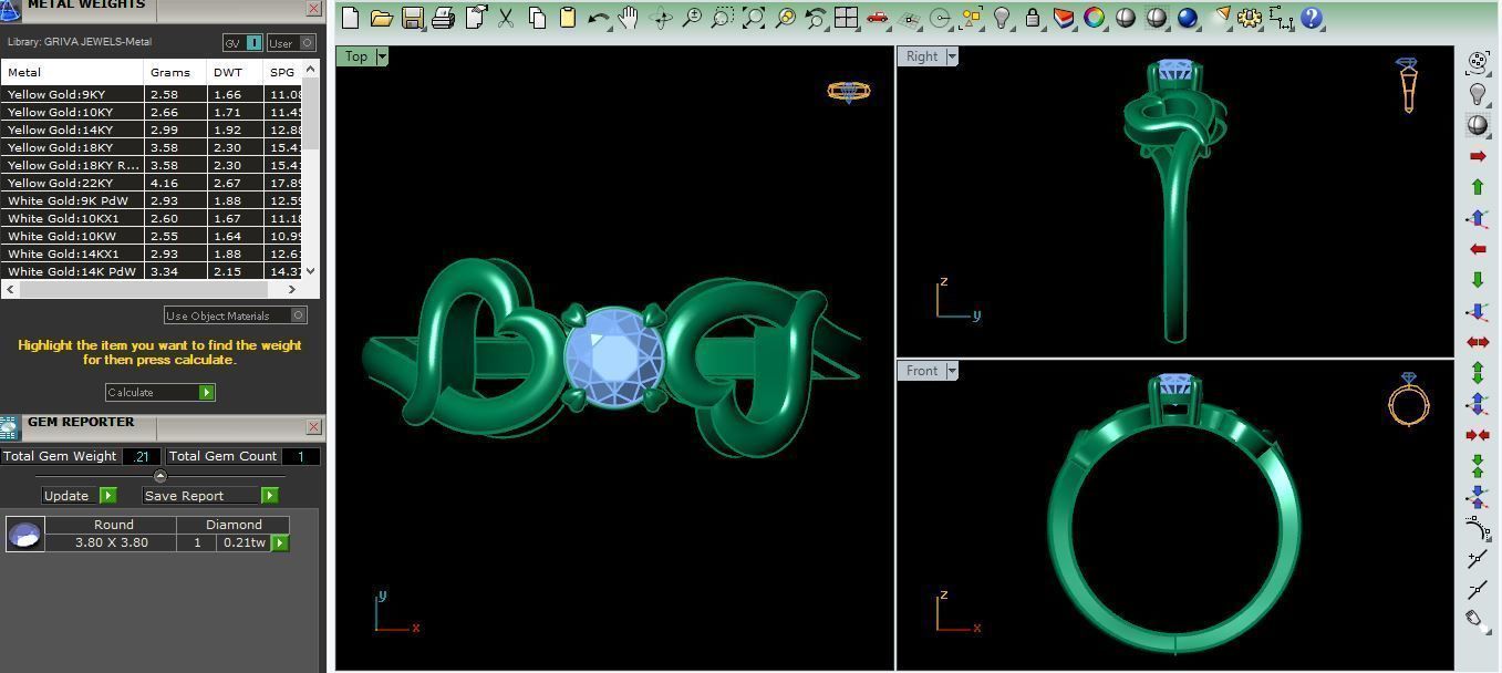 RING 193 3D print model_12